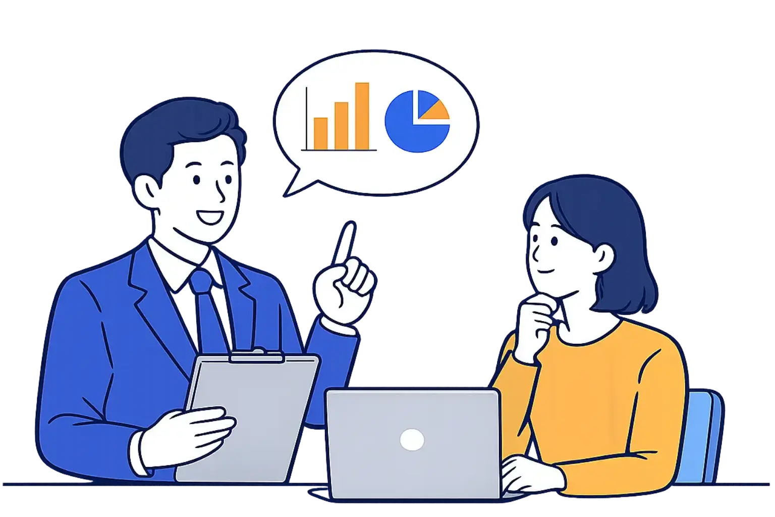 無料AI導入診断の相談スタッフ